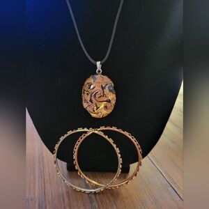Murano Glass Pendant Necklace